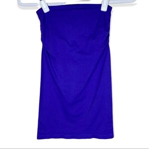 Wet Seal Y2K Fitted Purple Tube Top